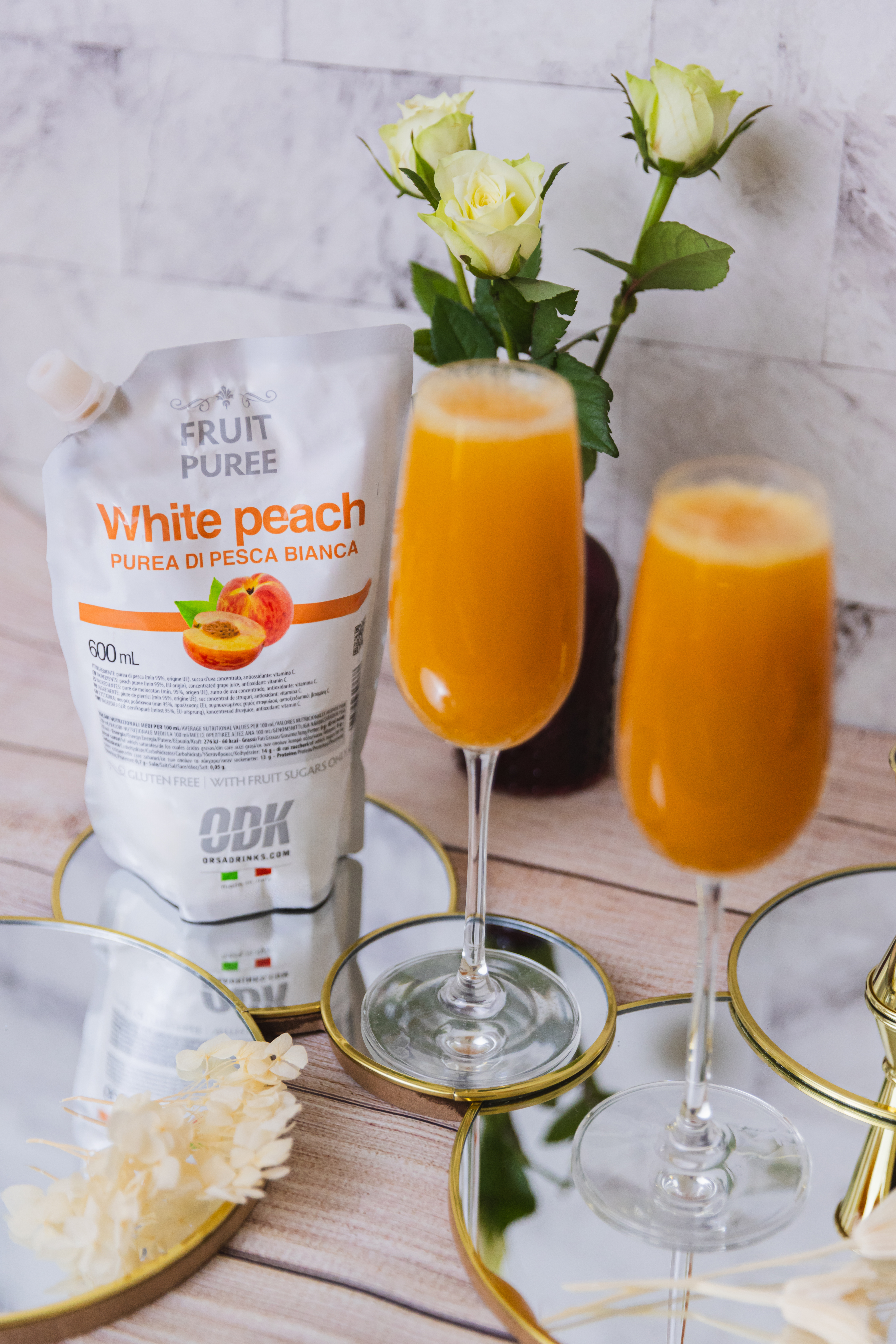 White Peach Fruit Puree - Bellini